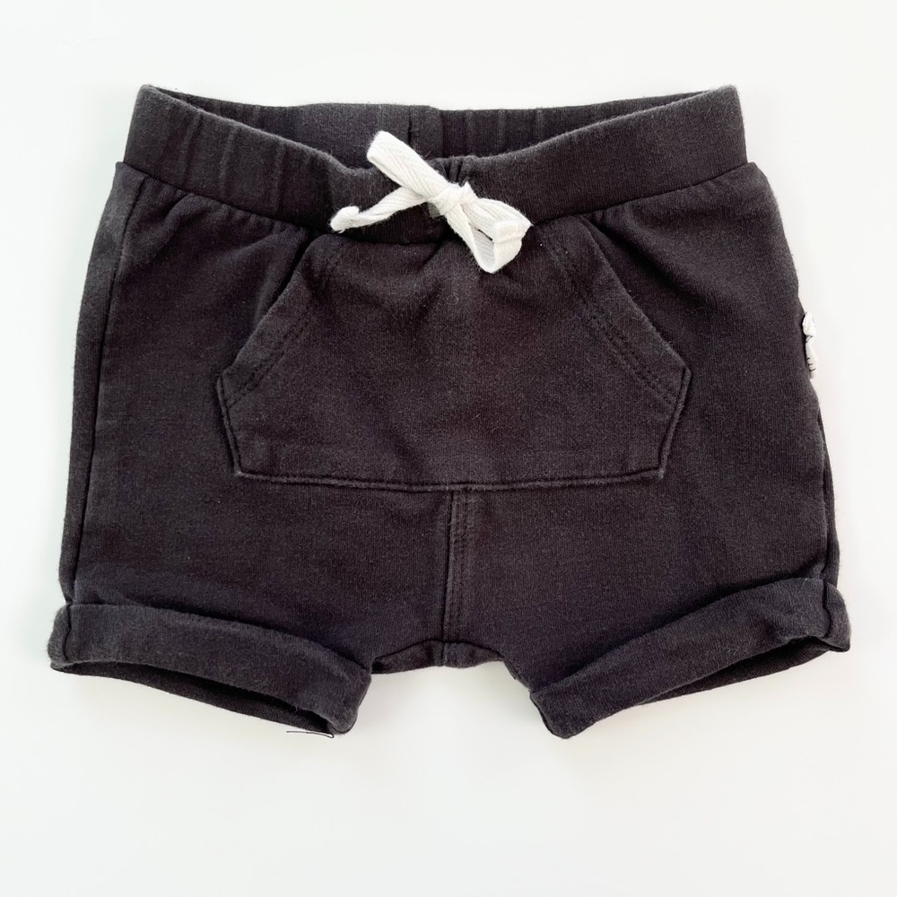 Miles the Label Classic Black Kids Shorts with Drawstring